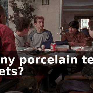 Any porcelain tea sets?