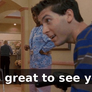 It's great to see you.