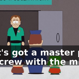 that's got a master plan to screw with the minds