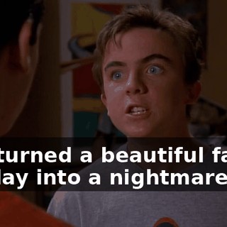 She turned a beautiful family holiday into a nightmare.