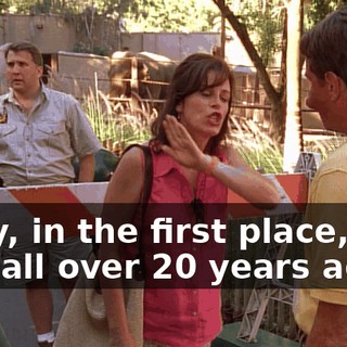 Okay, in the first place, this was all over 20 years ago.