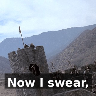 Now I swear,