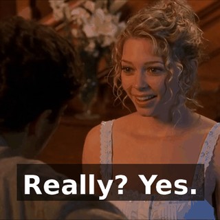 Really? Yes.