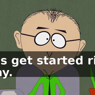Let's get started right away.
