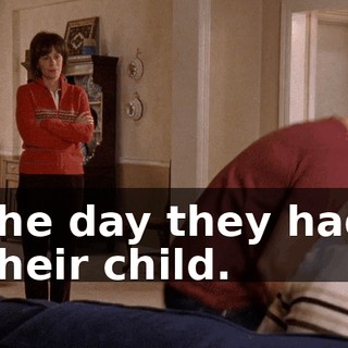 the day they had their child.