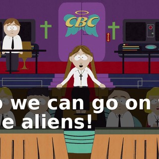 so we can go on to the aliens!