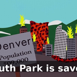South Park is saved.