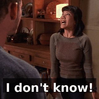 I don't know!