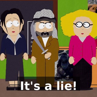 It's a lie!
