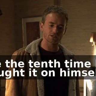 Like the tenth time he's brought it on himself?