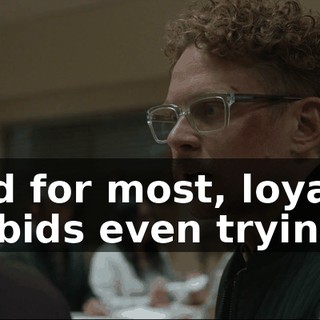 And for most, loyalty forbids even trying.