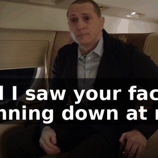 and I saw your face grinning down at me,