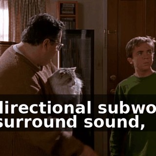Unidirectional subwoofer for surround sound,