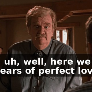 and, uh, well, here we are, 25 years of perfect love...