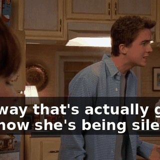 in a way that's actually good, and now she's being silenced