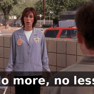 No more, no less.