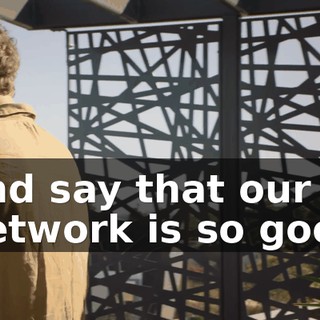 and say that our network is so good