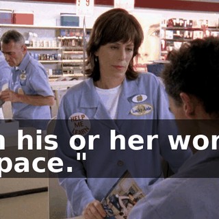 in his or her work space."