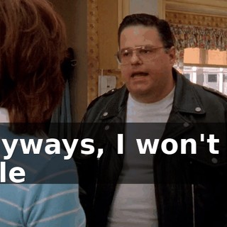 Anyways, I won't be able