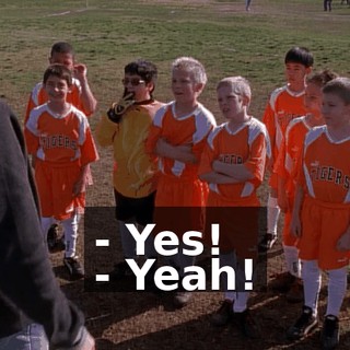 - Yes! - Yeah!
