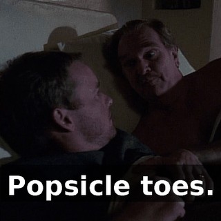 Popsicle toes.