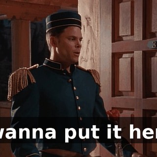 I wanna put it here.