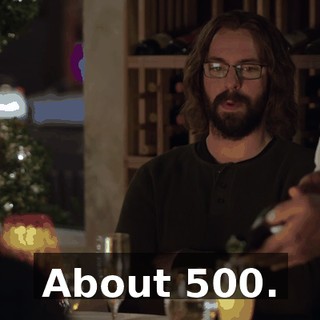 About $500.
