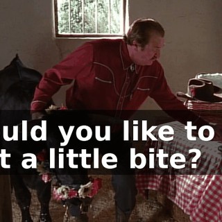 Would you like to try just a little bite?