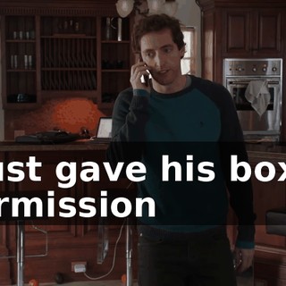 I just gave his boxes permission