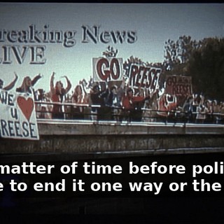 it's a matter of time before police decide to end it one way or the other.