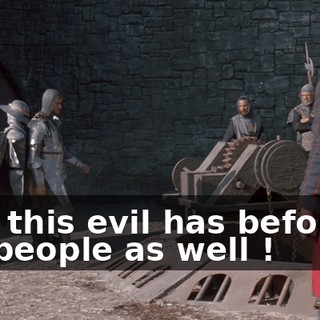 And this evil has befouled my people as well !