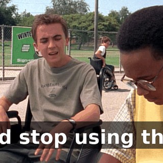 And stop using that.