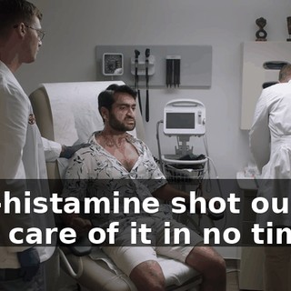 anti-histamine shot oughta take care of it in no time.