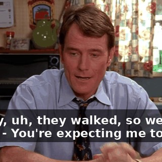 - They, uh, they walked, so we'll walk. - You're expecting me to lose.