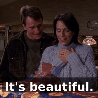 It's beautiful.