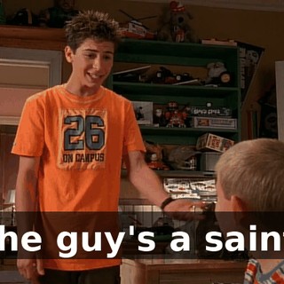 The guy's a saint.