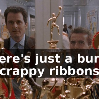 There's just a bunch of crappy ribbons.