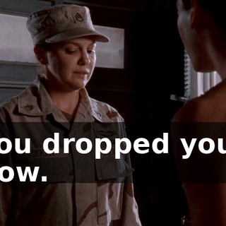 You dropped your bow.