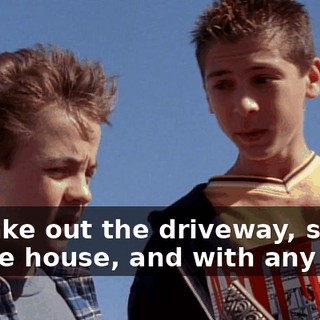 we take out the driveway, splash on the house, and with any luck,