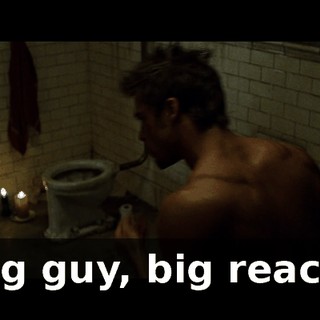 Big guy, big reach.