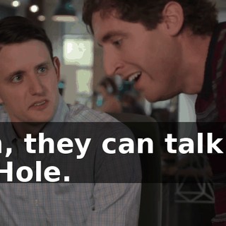 Uh, they can talk to K-Hole.