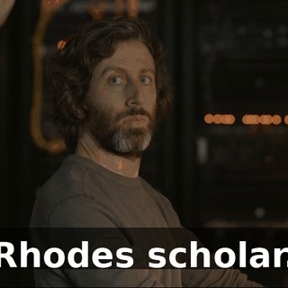 Rhodes scholar.