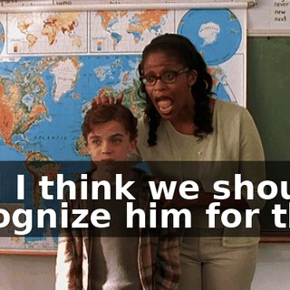 And I think we should recognize him for that.