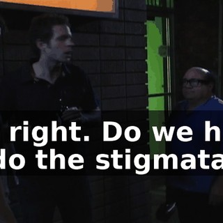 Uh, right. Do we have to do the stigmatas?