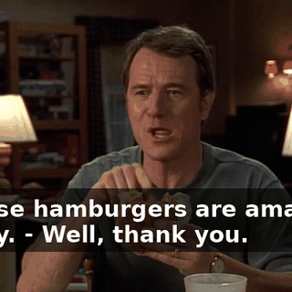- These hamburgers are amazing, honey. - Well, thank you.