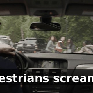 [pedestrians screaming]