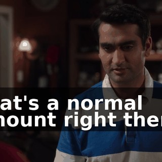 That's a normal amount right there.