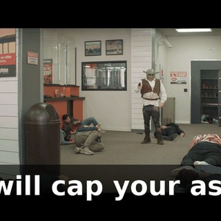 I will cap your ass!