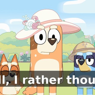 Well, I rather thought