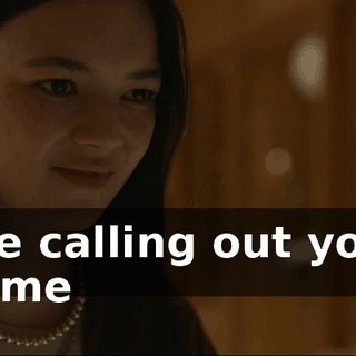 ♪ Are calling out your name ♪